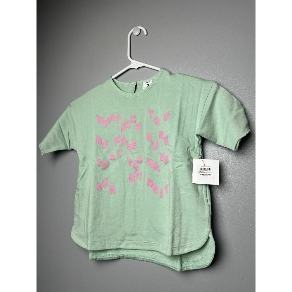 Nordstrom Stem Girl's Have Fun Print in Green Fondant, Size 2